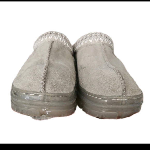 Ugg Womens Gray Tasman Clear Cozy Designer Shearling Slip-Ons Slipper 6 - Picture 6 of 15